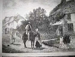 The Village Postman, 1856