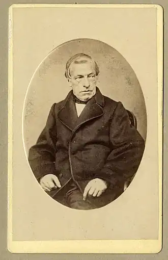 Carte de visite van Joannes Rijnbout