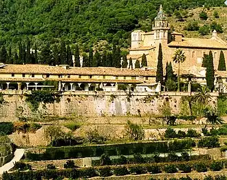 het kartuizerklooster van Valldemossa in 2004