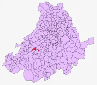 Kaart van Casas del Puerto