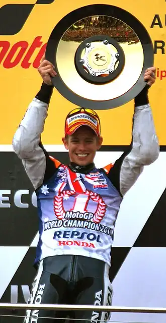 Casey Stoner, wereldkampioen MotoGP