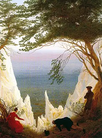 Krijtrotsen op Rügen (Friedrich)