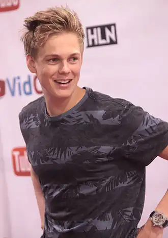 Caspar Lee bij VidCon in 2014