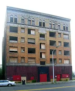 Door de bevolkingsafname staan veel panden in Detroit leeg