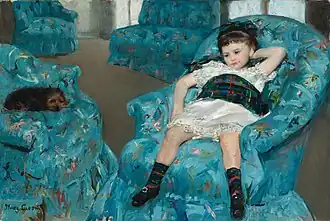 Mary Cassatt, Little Girl in a Blue Armchair (National Gallery of Art, Washington D.C.)