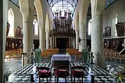 Interieur van de Onze-Lieve-Vrouwekerk'