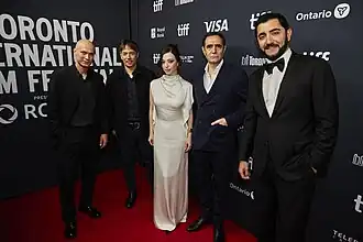 De cast en crew van de film op het Internationaal filmfestival van Toronto in 2024