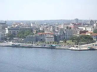 Het fort gezien vanaf La Cabana