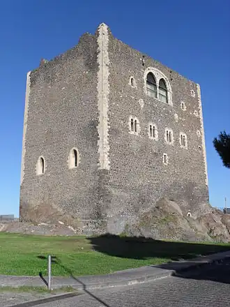 Noormannenkasteel in Paternò, Italië