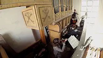 repetitie met historisch kerkorgel in Oosthuizen