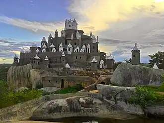 Het kasteel Castelo Zé dos Montes in Serra da Tapuia van de gemeente Sítio Novo