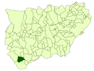 Kaart van Castillo de Locubín