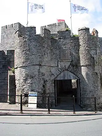 Ingang langs de gording