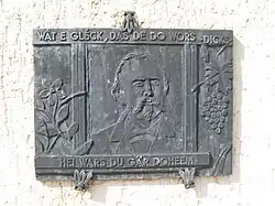 plaquette op kasteel Stadtbredimus