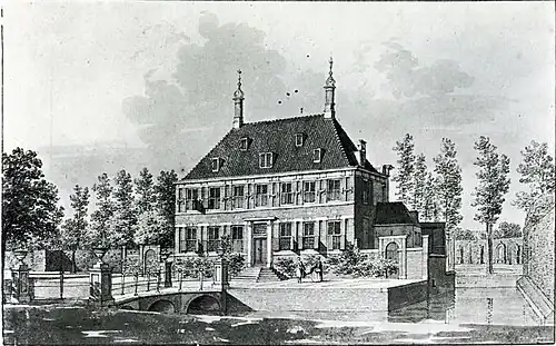Huis Akerendam in Beverwijk, 1756