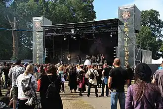 Hoofdpodium Castlefest 2009 met Valravn