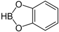 Structuurformule van catecholboraan