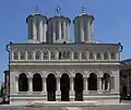 De kerk van het patriarchaat van Boekarest