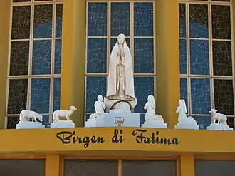 Voorgevel R.K. kerk in Dakota