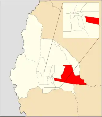 Kaart van departement