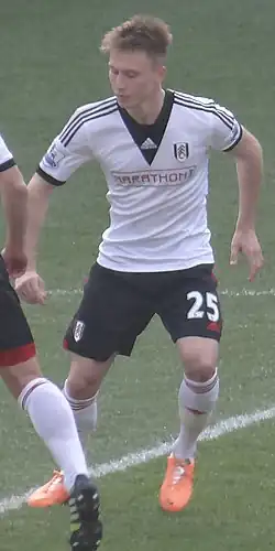 Woodrow spelende voor Fulham in 2014