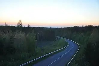 De P125 bij Šlītere