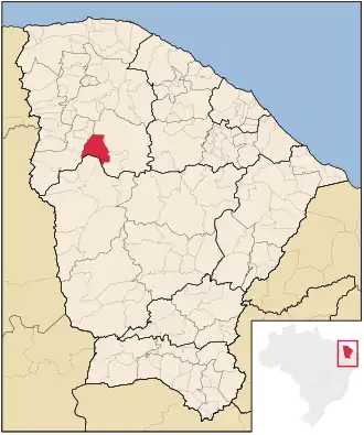 Kaart van Hidrolândia