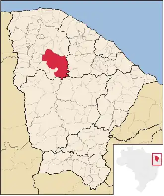 Kaart van Santa Quitéria