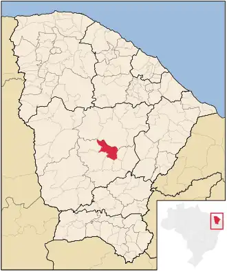 Kaart van Senador Pompeu