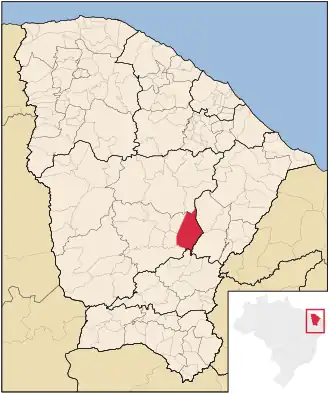 Kaart van Solonópole