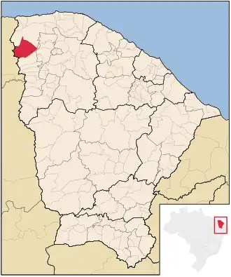 Kaart van Viçosa do Ceará