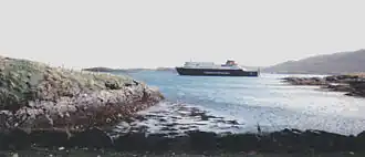 Cearsabhagh, in de baai van Loch nam Madadh