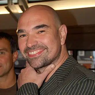 Cees Geel op de première van Borat in Amsterdam (2006)