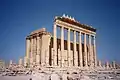 Overblijfselen van de tempel van Baäl in Palmyra