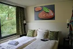 Slaapkamer van een bungalow