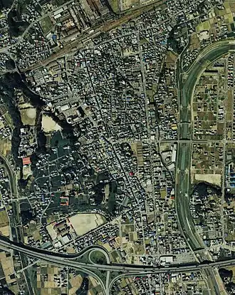 Luchtfoto Kikugawa 1988