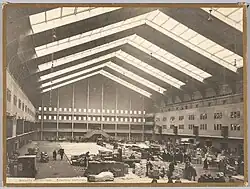 Interieur van de grote hal, 1934