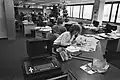 Centrale redactie Sijthoff Pers, in 1981