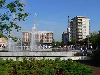 Het centrum van Polski Trambesj