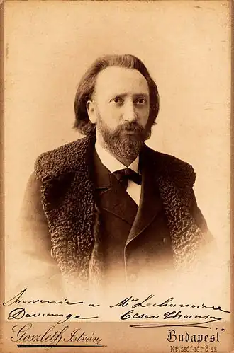 César Thomson, foto van István Goszleth (1850-1913)