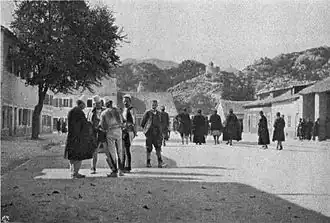 Albanezen in Cetinje.