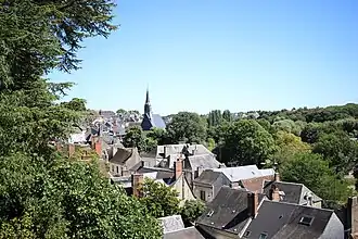 Gezicht op Château-Renault