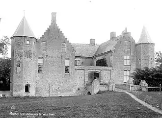 Het Kasteel Steenburg in Stene