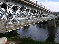 Viaduct over de Vienne bij Châtellerault.