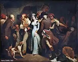 Ary Scheffer, 1830: arrestatie