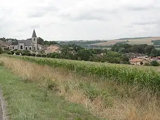 Gezicht op Chalaines