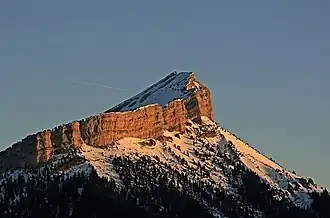 Chamechaude gezien vanaf de Mont Saint-Eynard