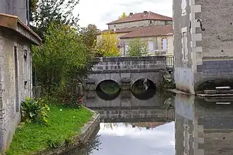 De Argent stroomt door het centrum