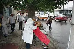 Ook in China een bekend verschijnsel op straat