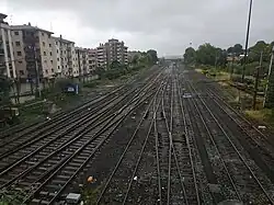 Spanningssluis in Irun.